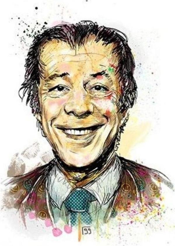 Münir Özkul Ahşap Retro Vintage Poster  - Image 1