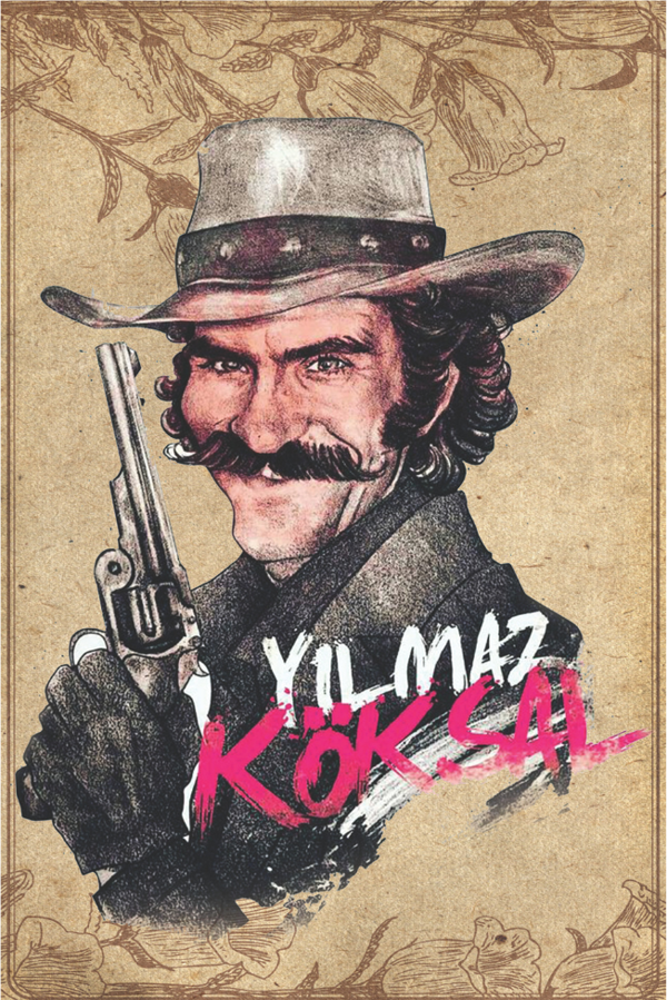 Yılmaz Köksal Western Retro Tablo – Cowboy Temalı Ahşap Dekor - Image 1