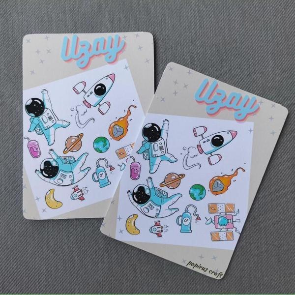 Papirus Craft Uzay Temalı Sticker Çıkartma - Image 1