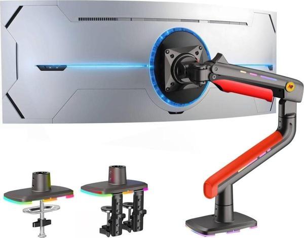 Ergoflex North Bayou L50-Gaming , 2-20 Kg , 32"-60" Uyumlu, Rgb Aydınlatmalı, Oyuncu Monitör Standı - Image 1