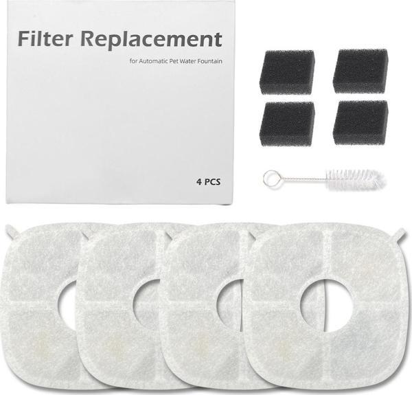 Haustier Wf013 Otomatik Seramik Kedi Su Sebili İçin Filtre Seti (4 Adet) - Image 1