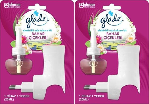 Glade Elektrikli Oda Kokusu Kit Temiz Çiçekleri (2 Li Set) - Image 1