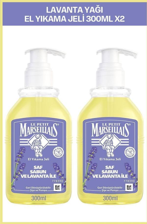 Le Petit Marseillais Lavanta Saf Sıvı Sabun 300 Ml X 2 Adet - Image 1