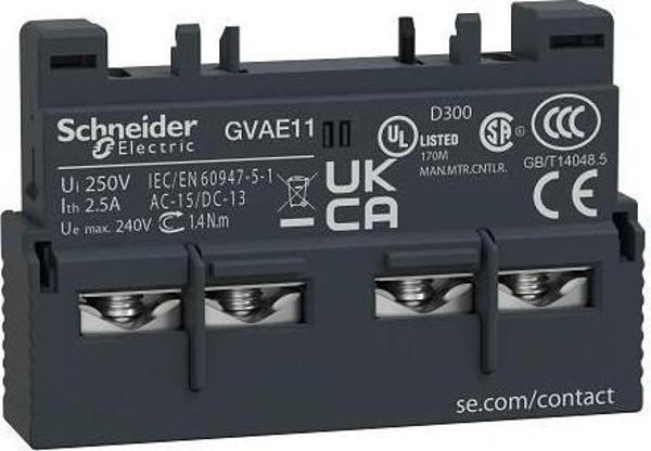 Schneider Tesys Gv3 Yardimci Kontak Bloğu Önden 1Na1Nk SN GVAE11 - Image 1