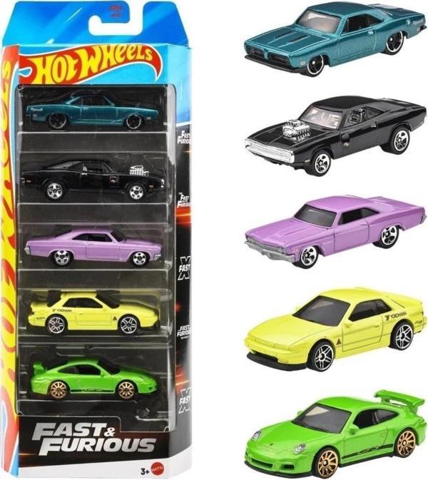 1806 Hot Wheels Araba Seti  FAST & FURIOUS JBJ80 - Image 1