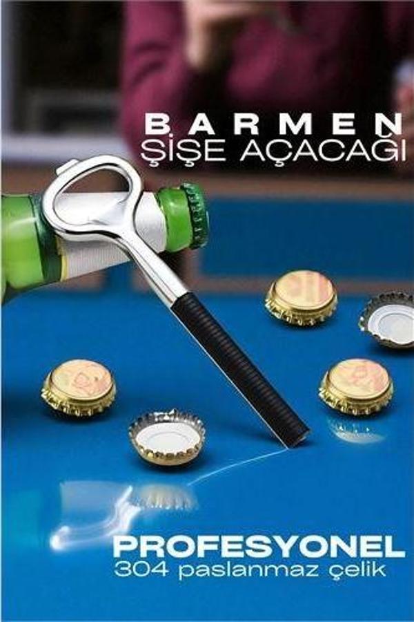 Barmen Şişe Açacağı - Profedsyonel Şişe Açacağı 304 Çelik - Image 1