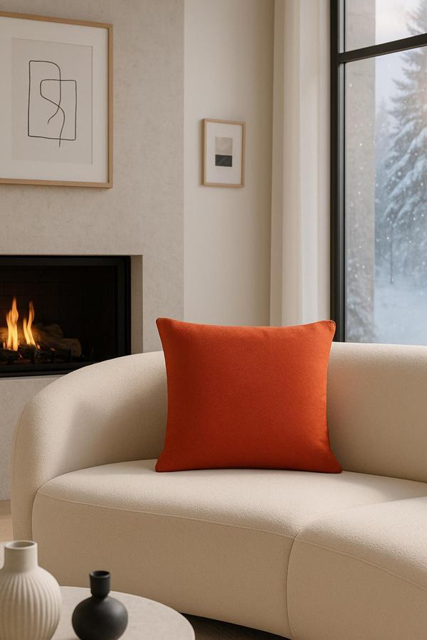 Nadia Kırlent Kılıfı Kiremit V1 50x50 - Image 1