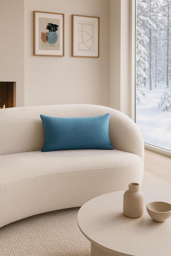 Nadia Kırlent Kılıfı Turkuaz V1 30x50 - Image 1