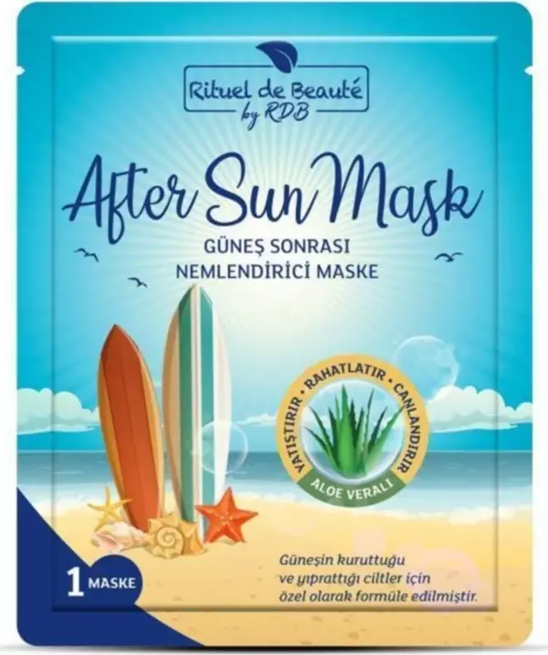 Rituel de Beaute Güneş Sonrası Nemlendirici Maske Aloeveralı - Image 1
