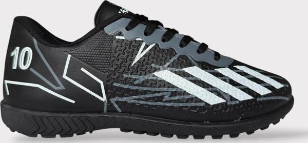 Erkek Futbol Halı Saha Ayakkabısı SİYAH BEYAZ - Image 1