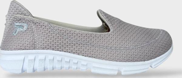 Mey Form Ortopedik Taban Günlük Yürüyüş Ayakkabısı GRİ - BEYAZ - Image 1