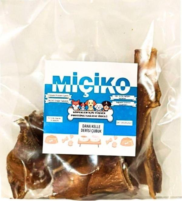 Zengin Proteinli Dana Kelle Derisi Köpek Ödülü 100Gr - Image 1