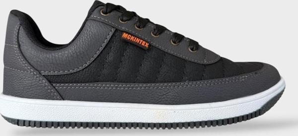 Erkek Ortopedik Günlük Yürüyüş Rahat Spor Ayakkabı  FÜME SİYAH - Image 1