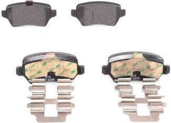 Disk Fren Balatası Arka Opel Astra F-G-H-J Combo 01> Corsa C  Merıva 03-10 Merıva B 10> Zafıra A-B - Image 1