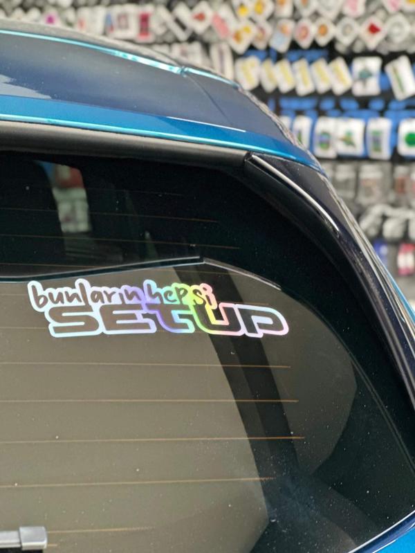 Okyay Works Bunların Hepsi Setup Hologram Sticker - Image 1