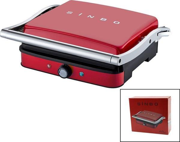 KIRMIZI IZGARA VE TOST MAKİNESİ AYARLANABİLİR ISI 180 DERECE AÇILABİLİR ÜST GÖVDE SSM-2571 (2818) - Image 1