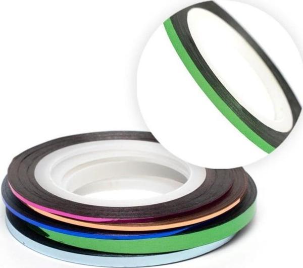 Nail art Yapışkan şerit 1metre Yeşil geniş - Image 1