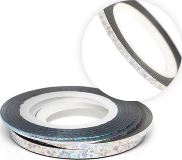 Nail art Yapışkan şerit 1metre Holography geniş - Image 1