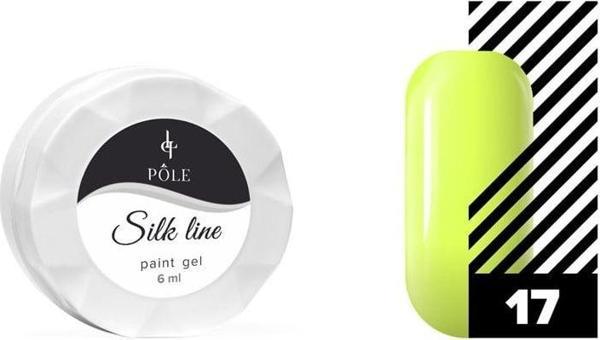 Jel boya & Nail art/dizayn Silk line 17 neon sarı 6 ml. - Image 1