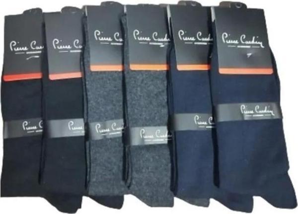 B Beşiroğlu Since 1980 6 Çift Erkek Pamuk Uzun Çorap Koku Yapmaz Pierre Terletmez Cardin - Image 1