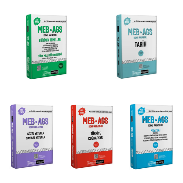 Pegem 2026 AGS Tüm Dersler Konu Anlatımlı Set Pegem Akademi Yayınları - Pegem Akademi Yayıncılık - Image 1