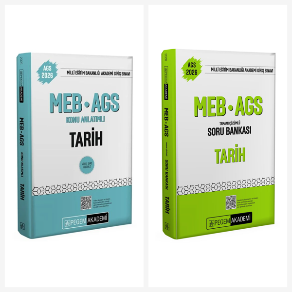 Pegem 2026 MEB AGS Tarih Konu Anlatımlı Soru Bankası Seti Pegem Akademi Yayınları - Pegem Akademi Yayıncılık - Image 1