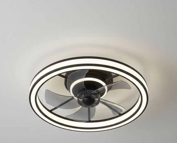 Kendal KCF296 MODERN TAVAN VANTİ 15W 20" LEDLİ MODERN VANTİLATÖR -  Beyaz - Image 1