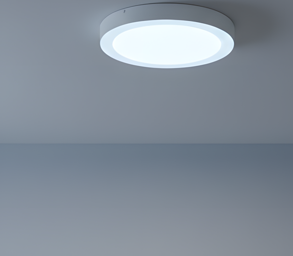 Kendal KDL421 Yuvarlak LED Panel Spot Sıva Üstü 12W 1020 Lümen Güçlü 12W - Beyaz-6500K - Image 1