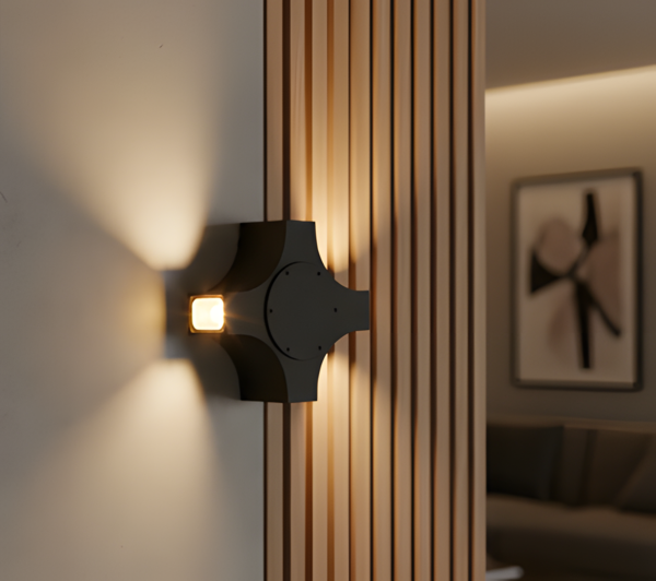 Kendal DEKORATİF STAR DUVAR APLİĞİ — KDA754 / 4W / 3000K / IP54 - Image 1