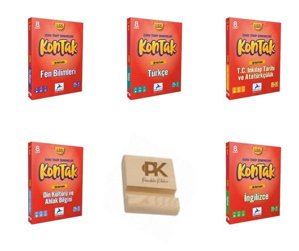 Paraf LGS 8. Sınıf Kontak Fen Türkçe İnkılap Din ve İngilizce Konu Takip Denemeleri 5li Set  - PRF Paraf Yayınları - Image 1