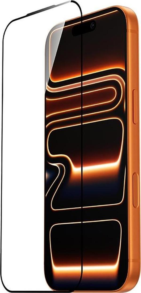 Benks İphone 17 Pro Uyumlu Glass Warrior 2.0 Ar-Ezfita Cam Ekran Koruyucu Uygulama Aparatlı Şeffaf - Image 1