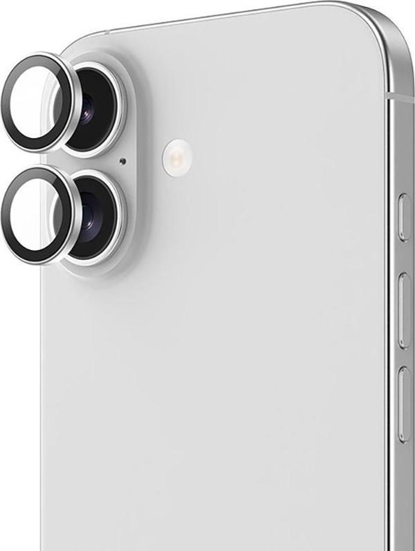 Benks İphone 17 Uyumlu Glass Warrior Cam Kamera Lens Koruyucu Gümüş - Image 1