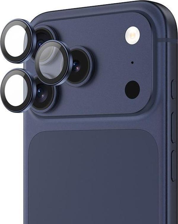 Benks İphone 17 Pro Max Uyumlu Glass Warrior Cam Kamera Lens Koruyucu Mavi - Image 1