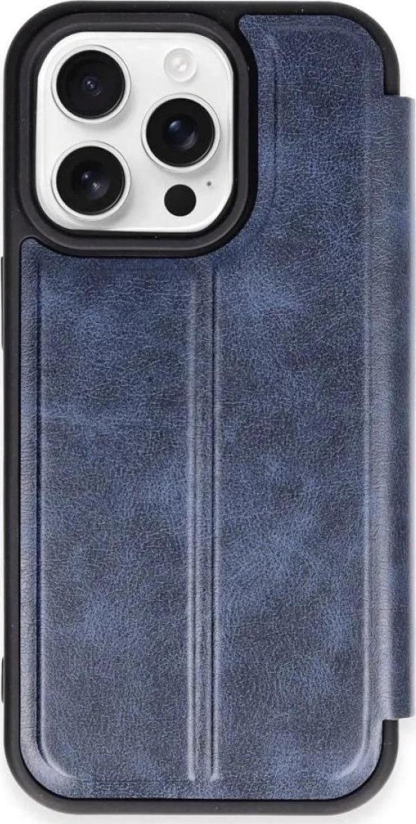 iPhone 15 Pro Max Kılıf Flip Cover - Lacivert-(5796) - Image 1