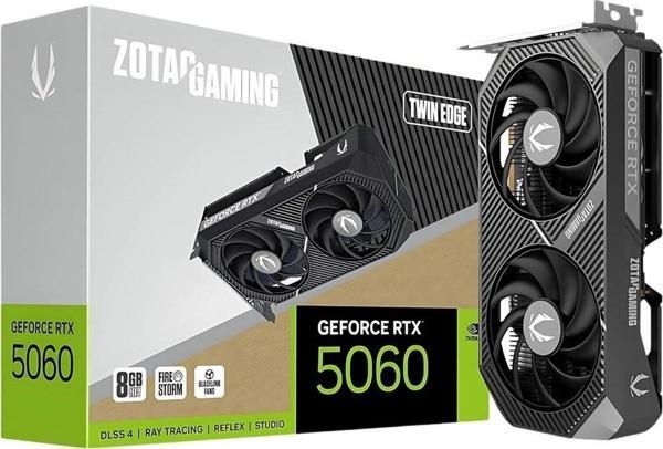 Zotac RTX 5060 Gaming Twin Edge ZT-B50600E-10M 128 Bit GDDR7 8 GB Ekran Kartı - Image 1