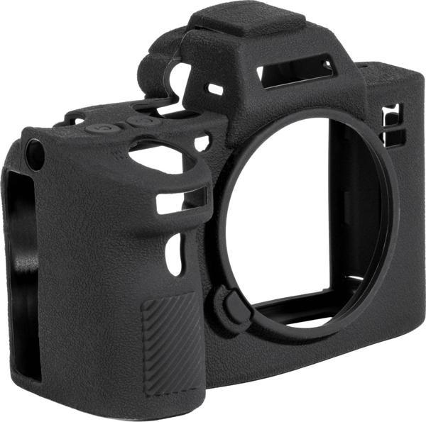Fototek Sony A7S Iıı Fotoğraf Makinesi Uyumlu Siyah Silikon Kılıf Koruma Kılıfı A7S 3 Silikon Case Uyumlu - Image 1