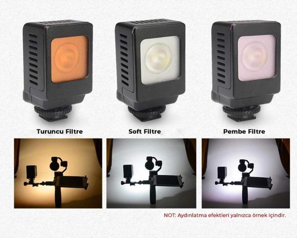 Fototek Vl-013 Mini Led Işık Sürekli Işık Foto Video Işık Led Panel Kamera Işığı - Image 1