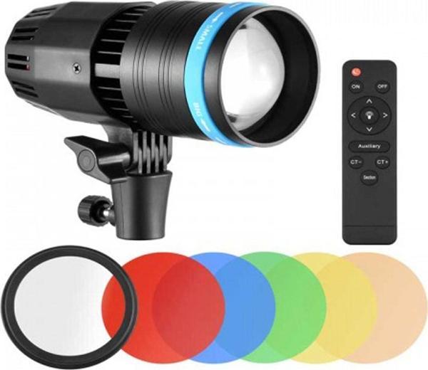 Fototek Spot Light 50W 5500K Fotoğraf Video Spot Işık Odaklama Ayarlı Video Fotoğraf Spot Işığı - Image 1