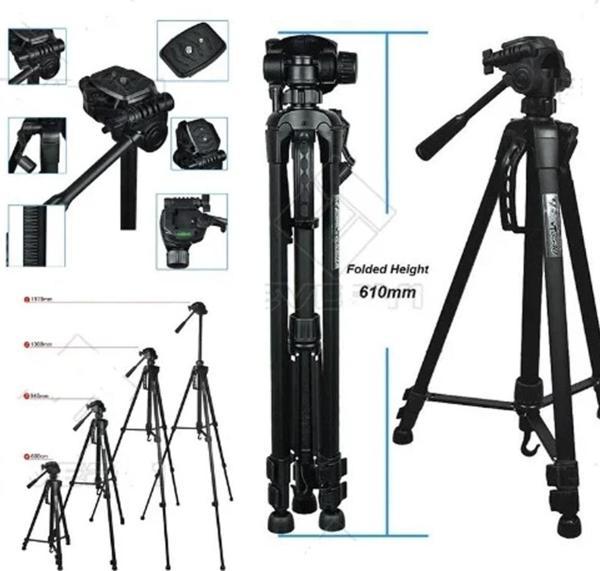 Fototek Nikon Dslr Fotoğraf Makineleri Için 157Cm Wt-340 Pro Plus Tripod - Image 1