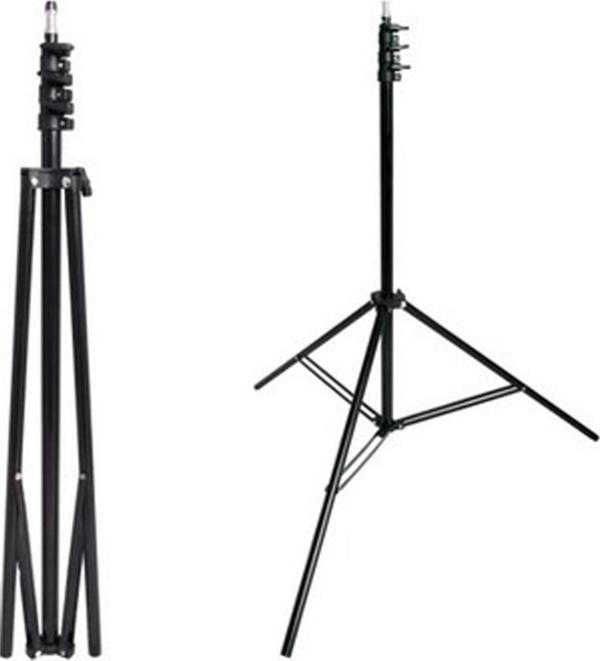 Fototek 2.4 Metre Light Stand Profesyonel Işık Ayağı 240 Cm 5 Kg Kapasiteli 2.4M Işık Ayağı - Image 1