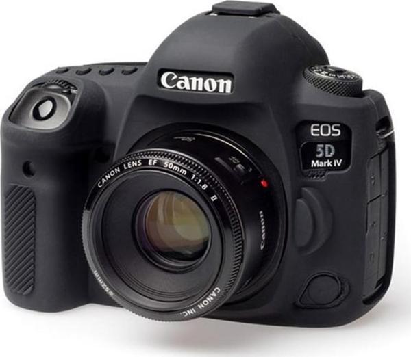 Fototek 5D Mark Iv Uyumlu Siyah Silikon Kılıf Koruma Kılıfı Dslr Case Fotoğraf Makinesi Easy Cover - Image 1