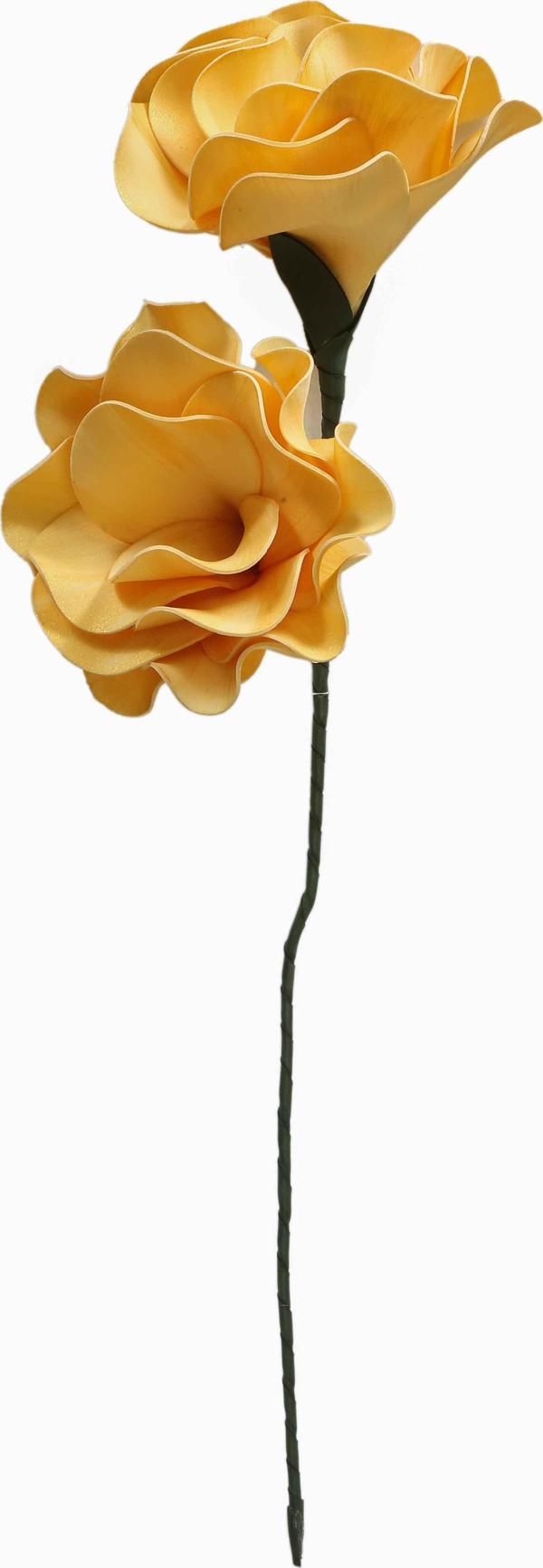 krem gold eskitme kıvrık yapay çiçek AK.ESR0130 - Image 1