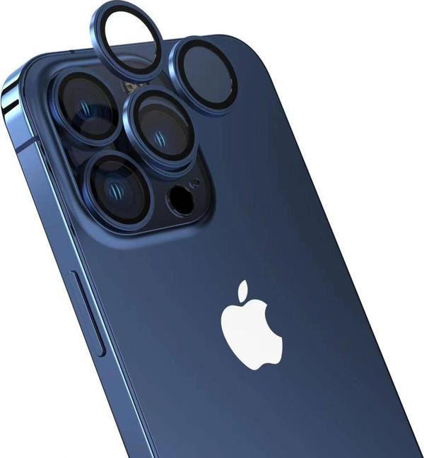 Apple iPhone 15 Pro Zore Safir CL-15 Parmak İzi Bırakmayan Anti-Reflective Kamera Lens Koruyucu - Image 1