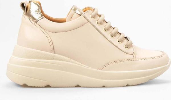 Kemal Tanca Deri Kadın Dolgu Topuklu Ayakkabı 6143 - Image 1