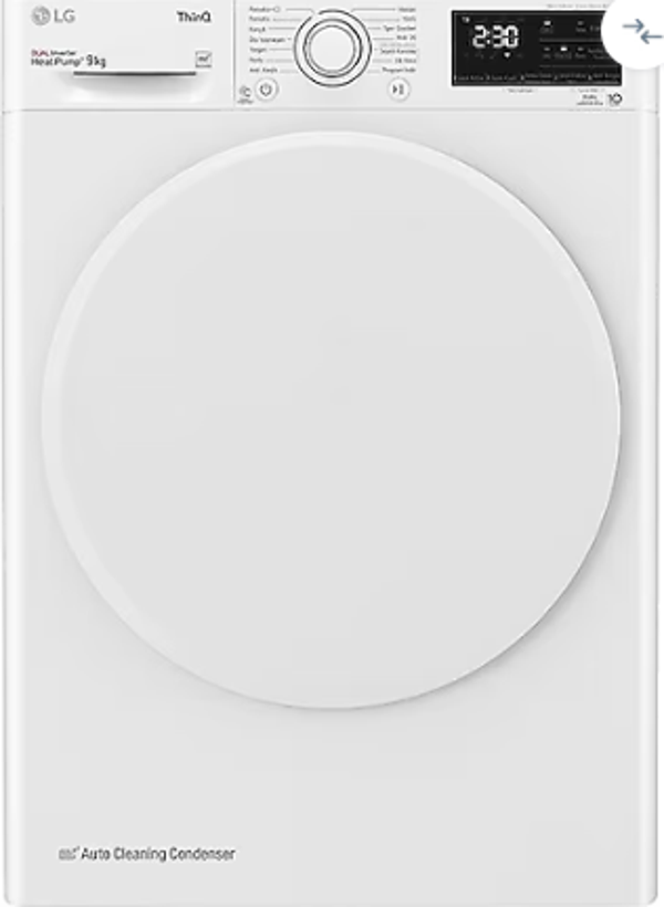 LG RH90V3AV0N 9 kg Çamaşır Kurutma Makinesi - Image 1