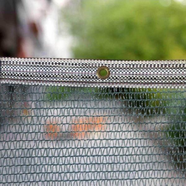 File Ambalaj %40'Lik Yeşil Gölgelik File 5X7 Metre - Branda - Çit Filesi - Şeritli Halkalı - Image 1