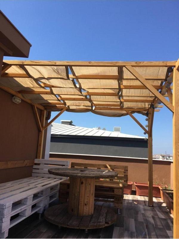 File Ambalaj Yüzde 95'Lik Krem Gölgelik File - 3X5 Metre - Branda - Çit Filesi - Şeritli Halkalı - Image 1