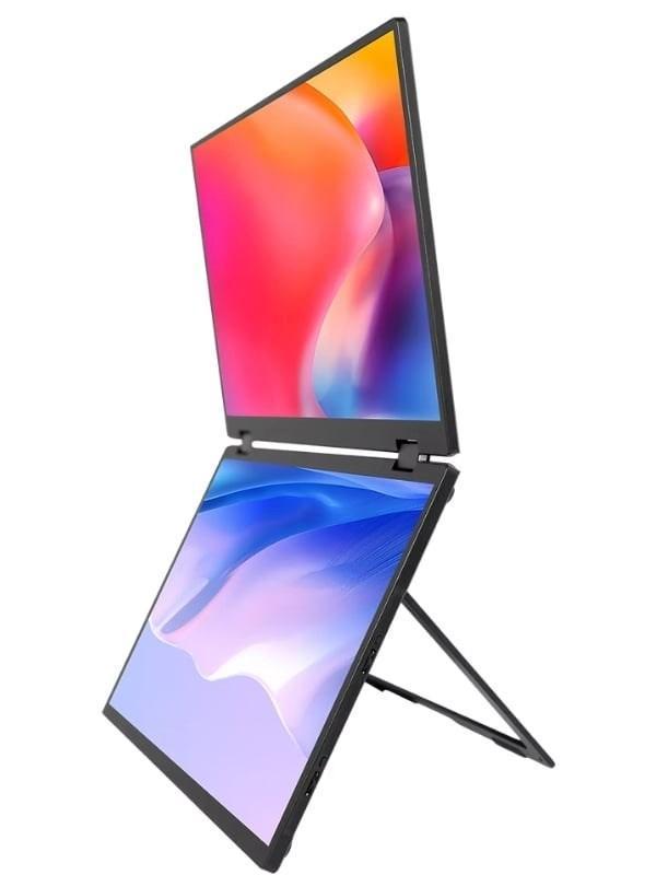 Vesamax Mobil Katlanıp Taşınılabilir İkili Harici Monitör 15.6" 1080P (Full Hd) - Image 1