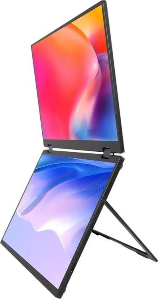 Vesamax Mobil Katlanıp Taşınılabilir İkili Harici Monitör 15.6" 1080P (Full Hd) - Image 1