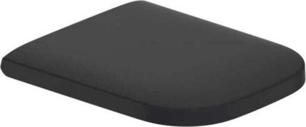 Duravit Happy D.2 Klozet Kapağı, Yavaş Kapanır, Mat Antrasit, 0064591300 - Image 1